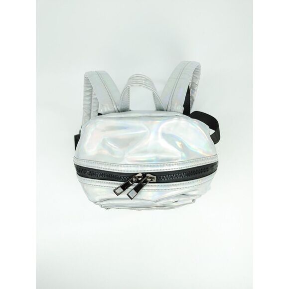 Marshmello Mad engine oil slick mini backpack MARSHIN silver holographic - Picture 6 of 12